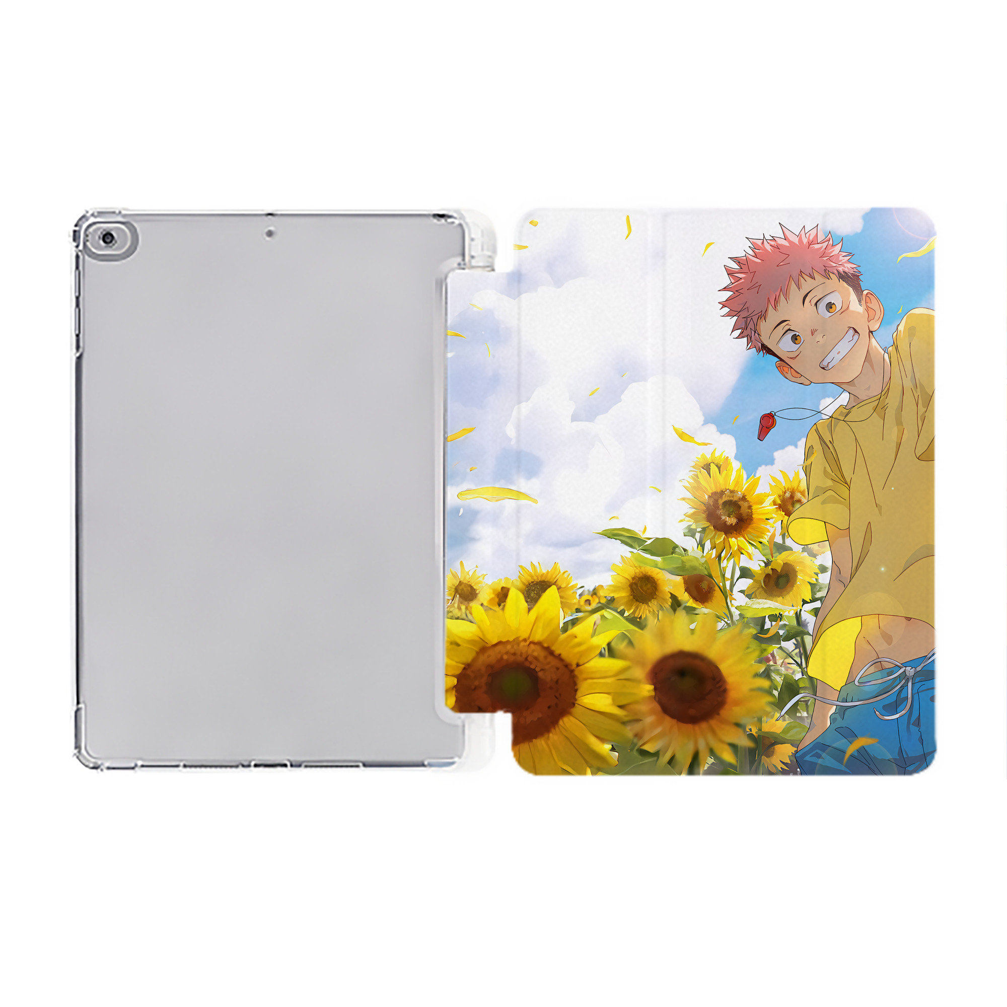 （画像用） SPY×FAMILY间谍家家酒 IPad ケース ペン収納付き 三つ折りスタンド PUレザー×シリコン 対応機種9.5/10.5/10.9インチ